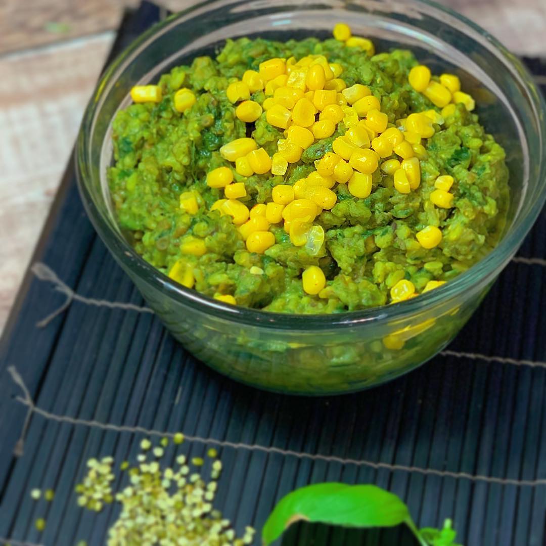 Spinach & Sweetcorn Khichdi