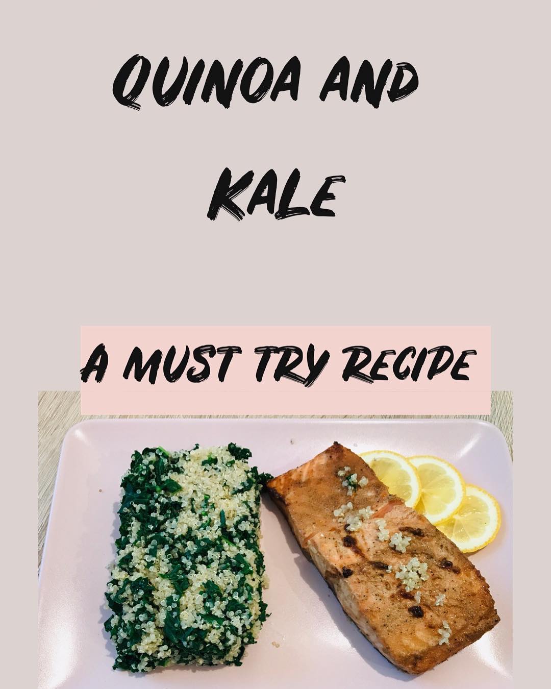 Salmon with Kale and Quinoa