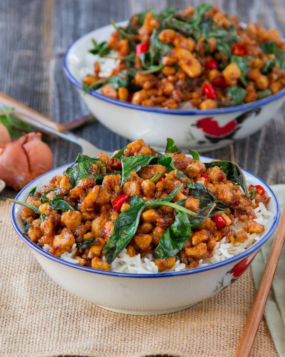 Spicy Thai Basil Tofu (Pad Krapow Tofu)