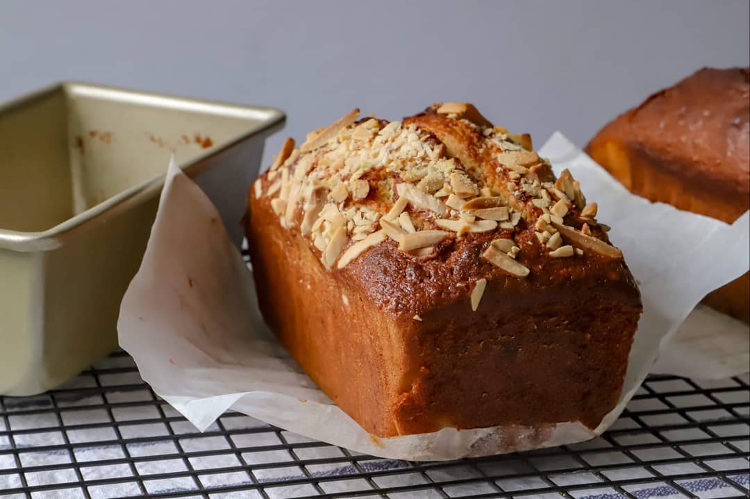 Moist Lemony Yogurt Cake with Dates