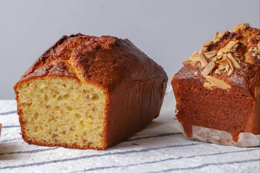 Moist Lemony Yogurt Cake with Dates
