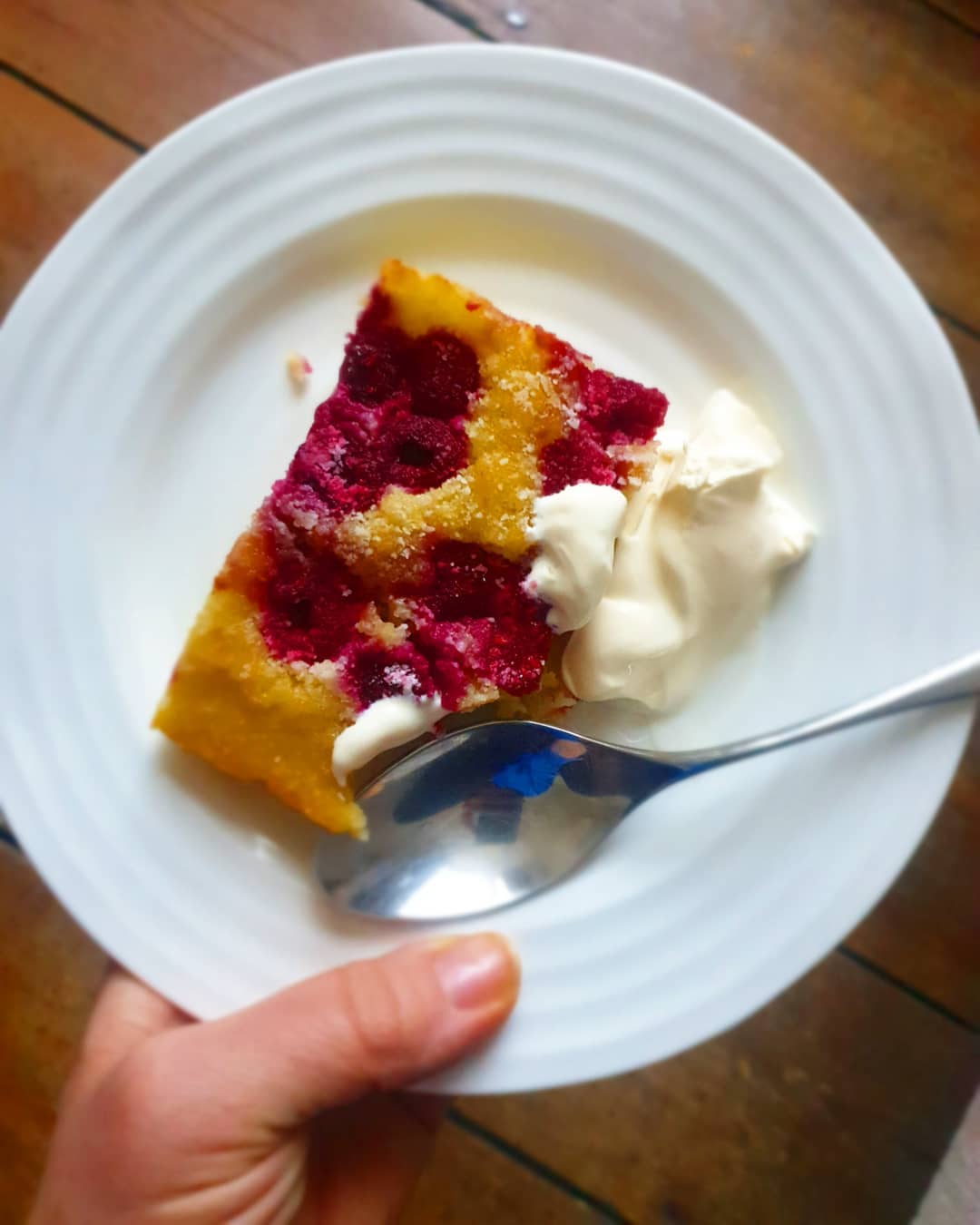 Low Carb Raspberry Almond Cake