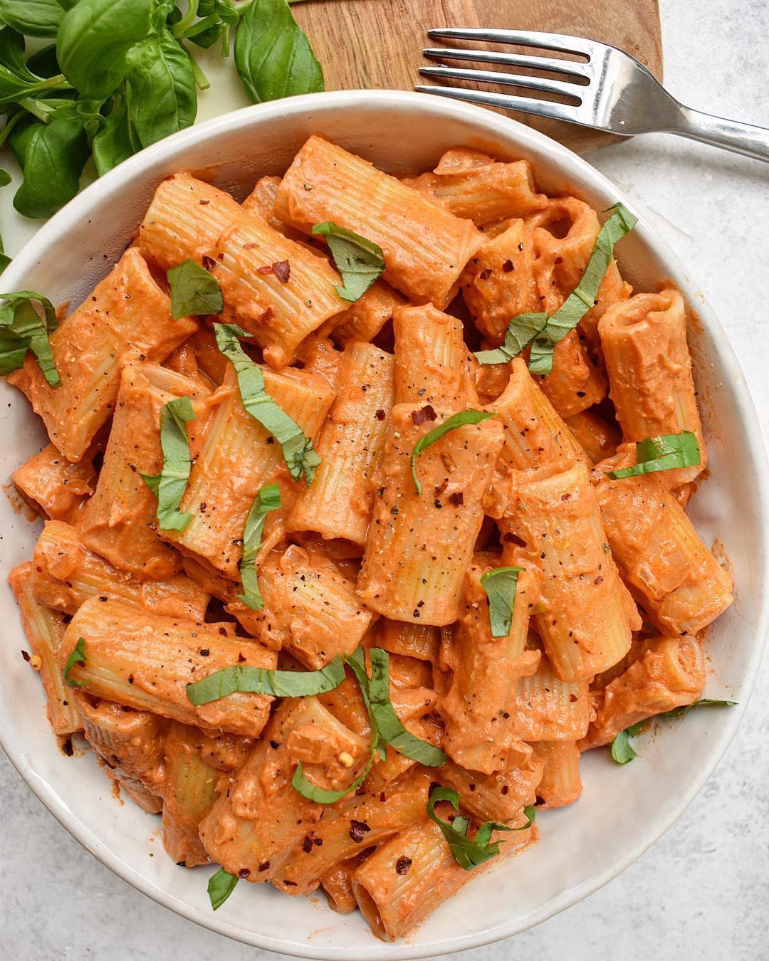 Vegan “Vodka” Rigatoni Pasta