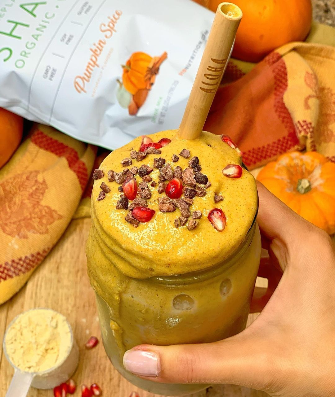 Pumpkin Spice Protein Smoothie