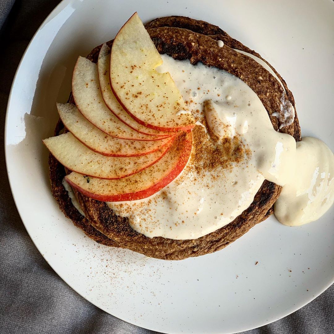 Chocolate Oat Pancakes