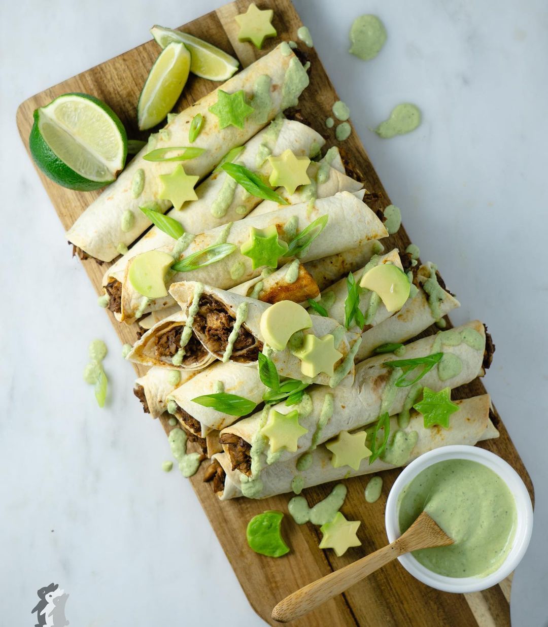 Lentil and Mushroom Taquitos