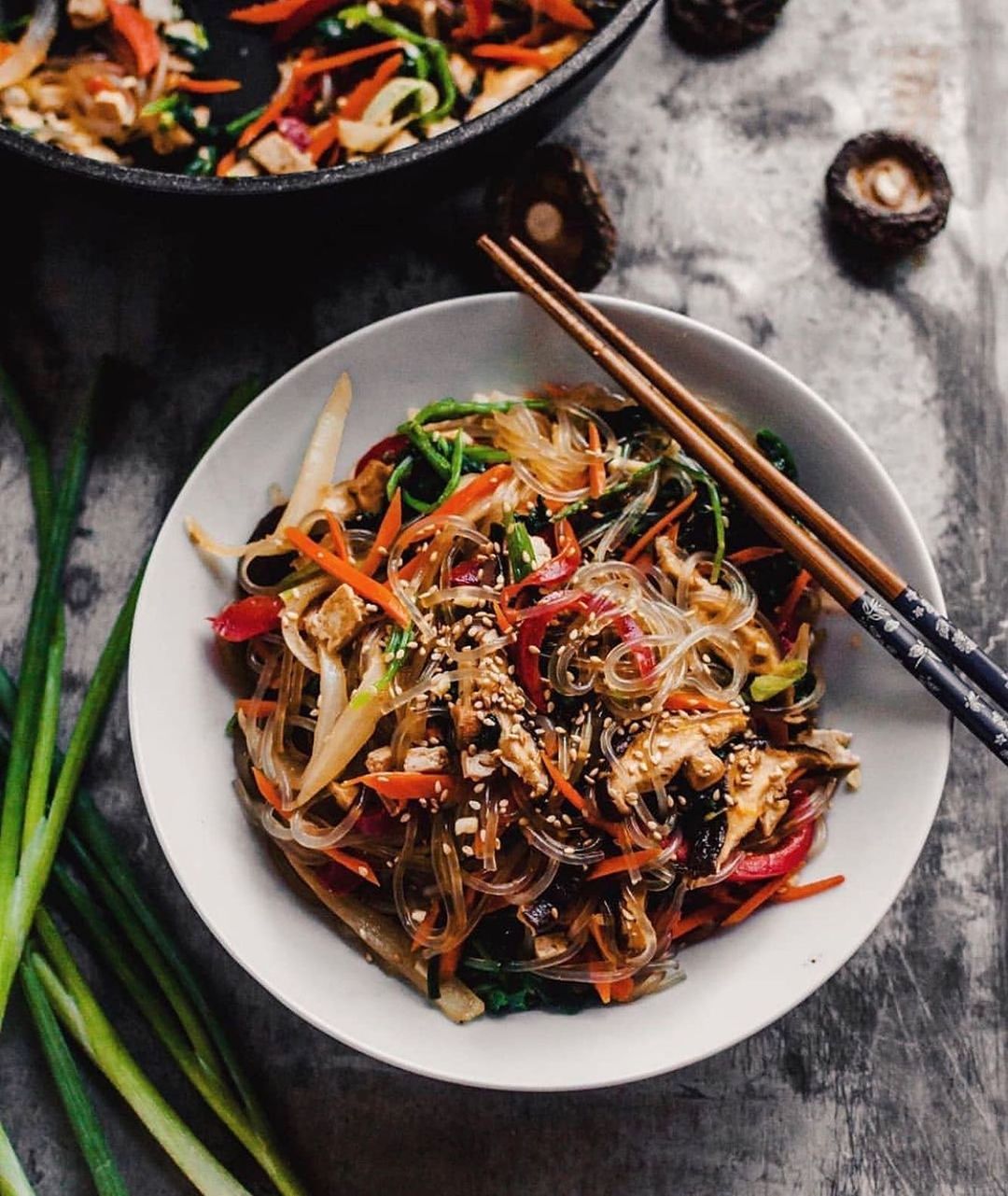 Korean Stir-Fried Glass Noodles