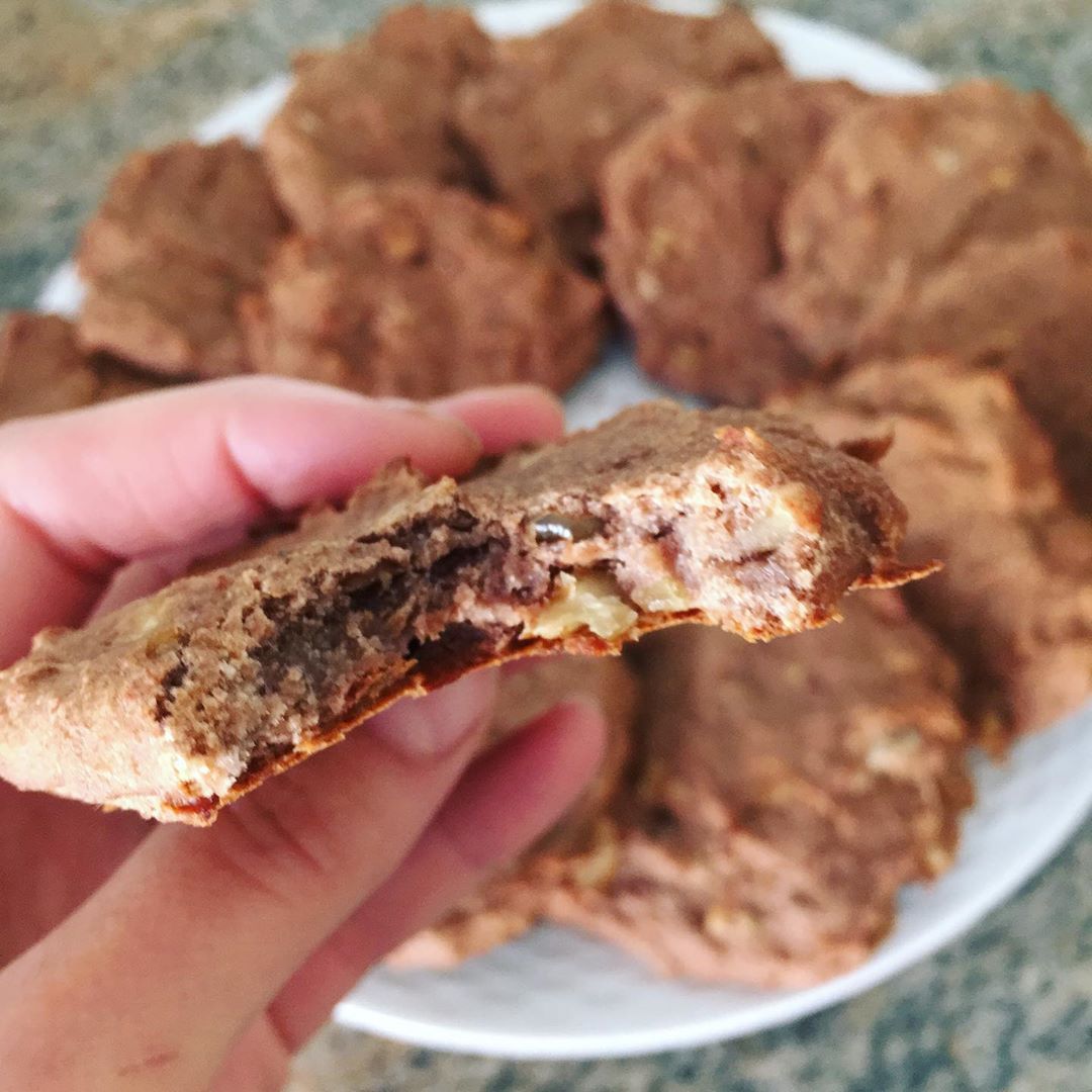 Simple Banana Teff Cookies