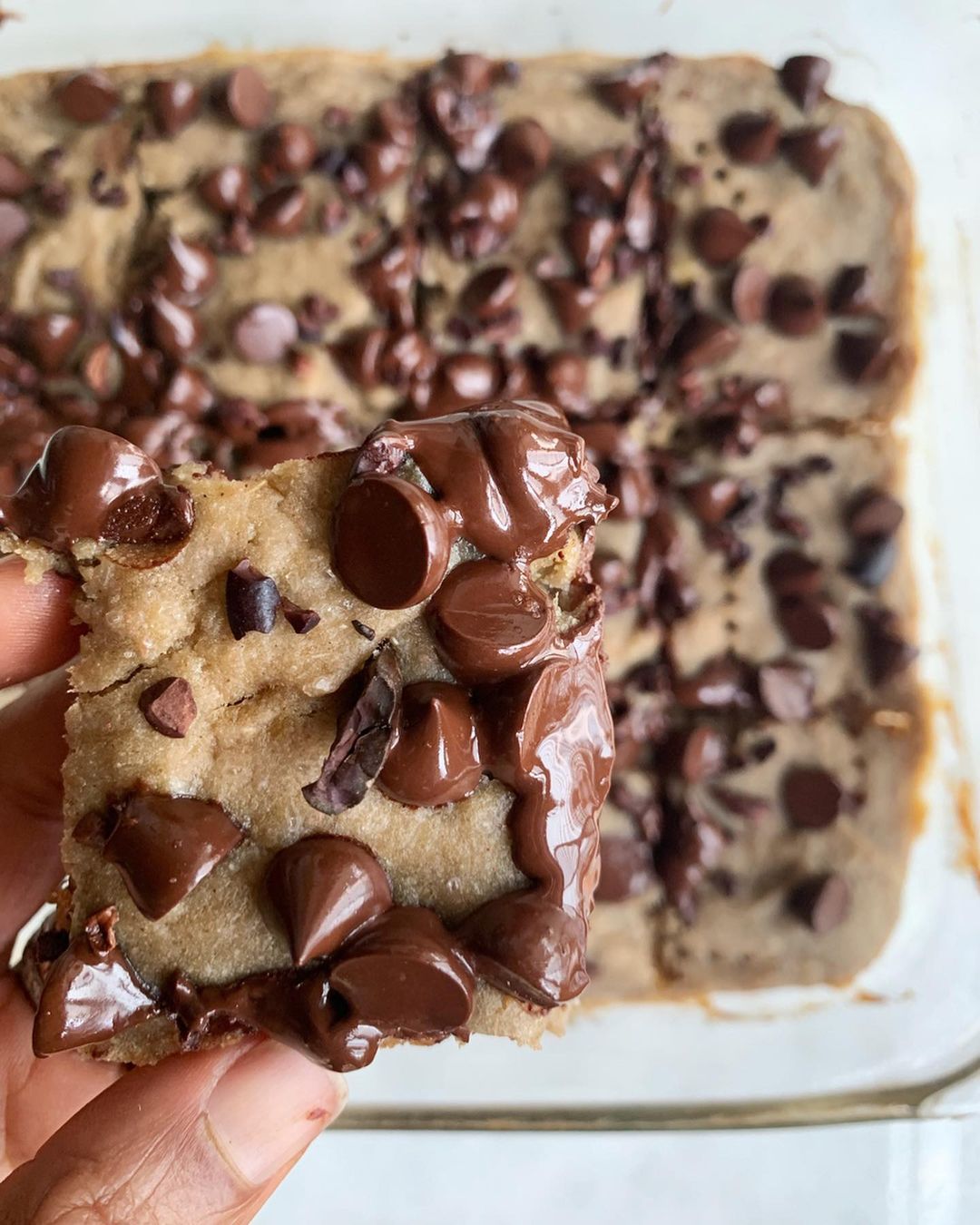 Vegan Banana Blondies