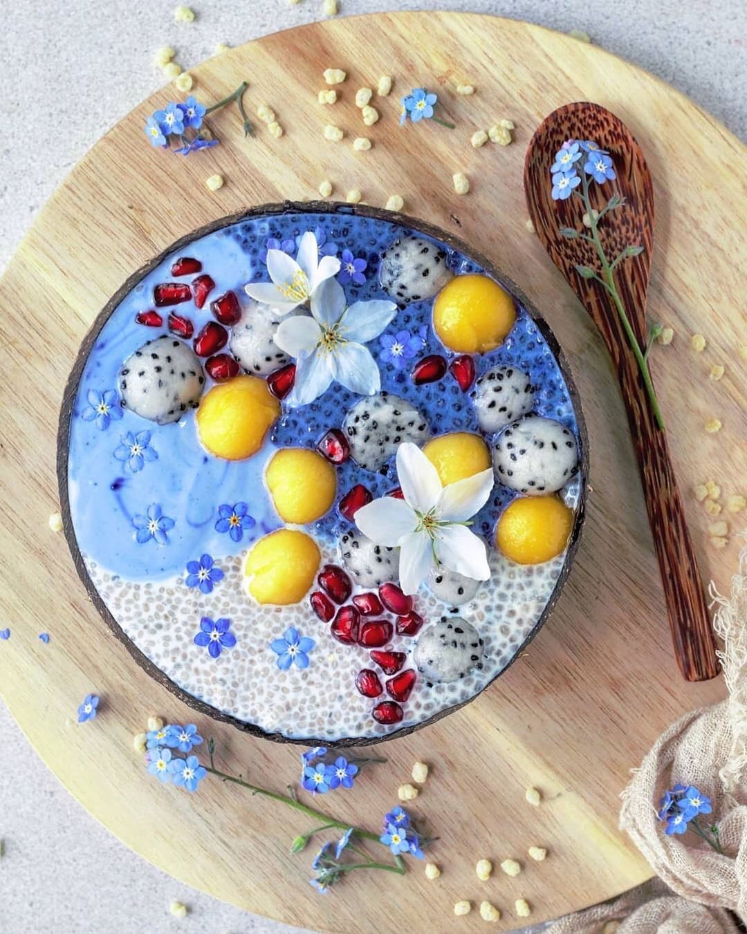 Blue Chia Pudding