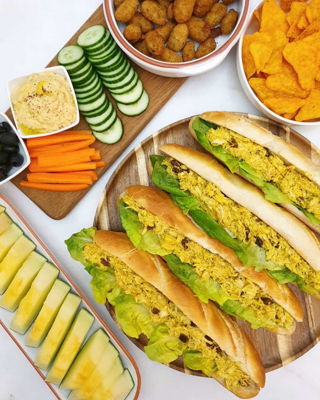 Coronation Chicken Subs