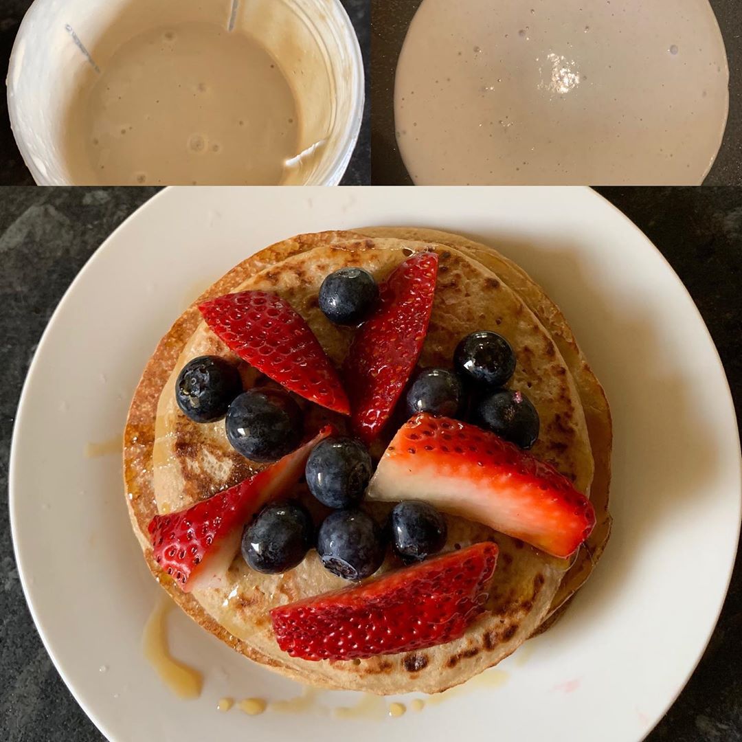 Buckwheat and Rolled Oats Pancakes