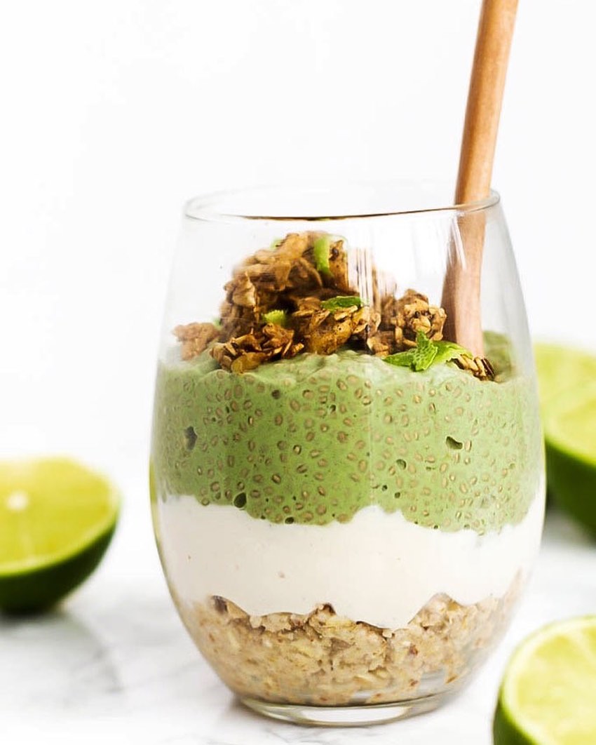 Key Lime Chia Pudding Parfaits