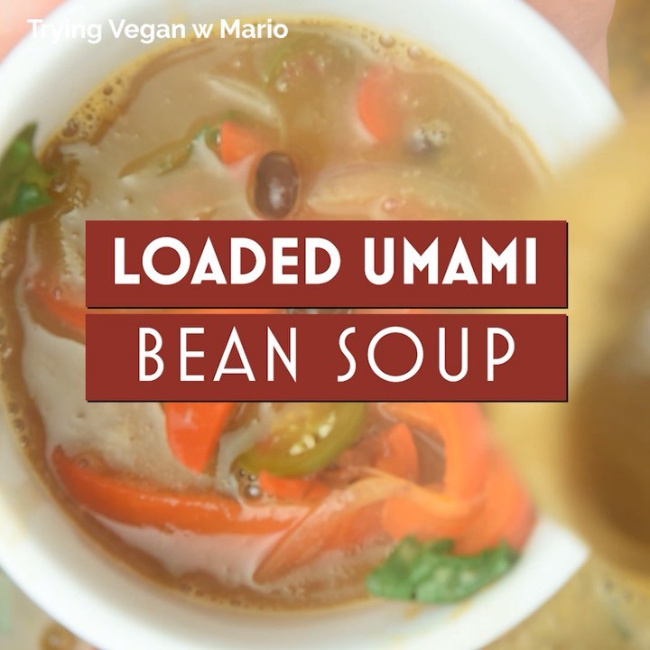 Loaded Umami Bean Soup