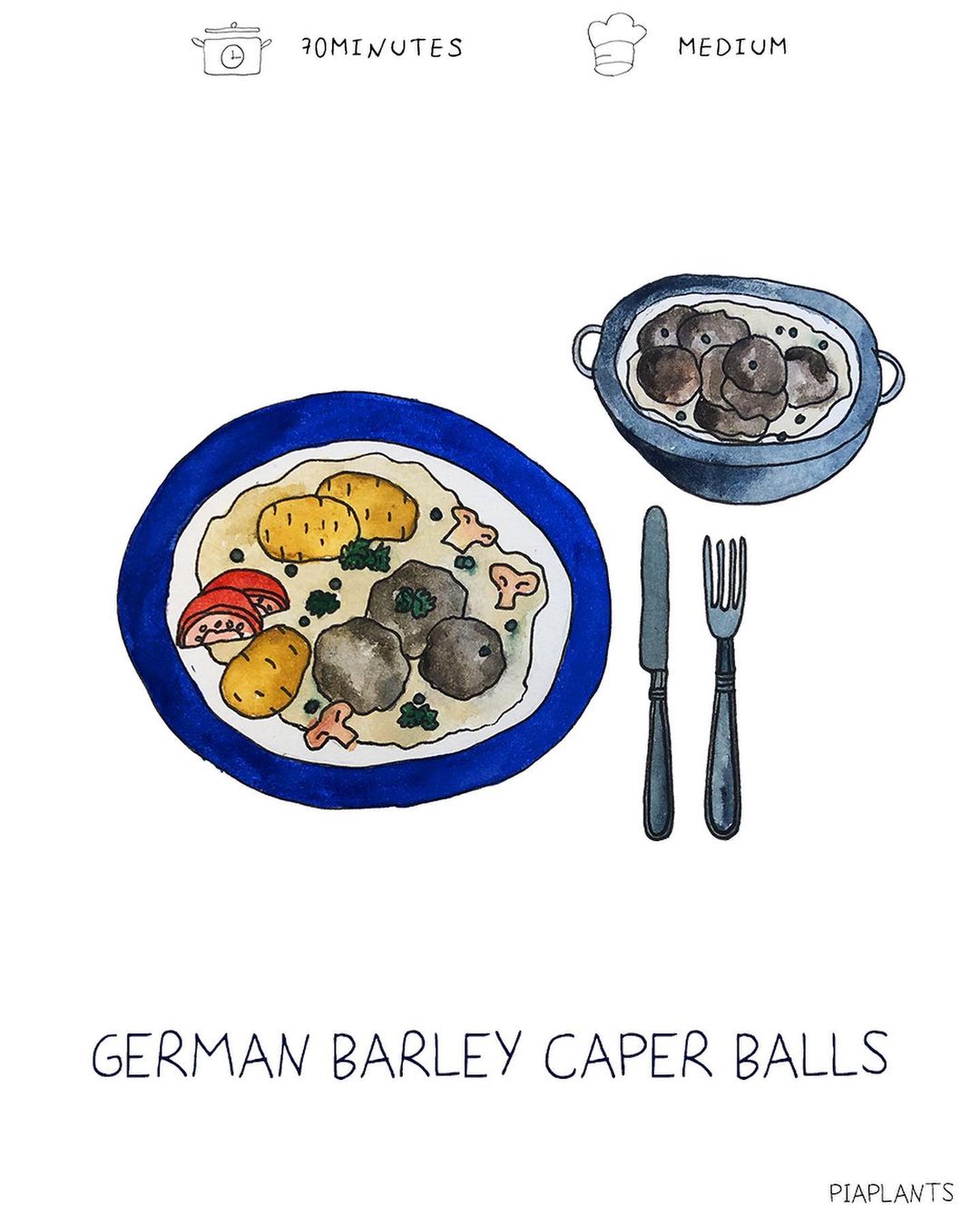 German Barley Caper Balls