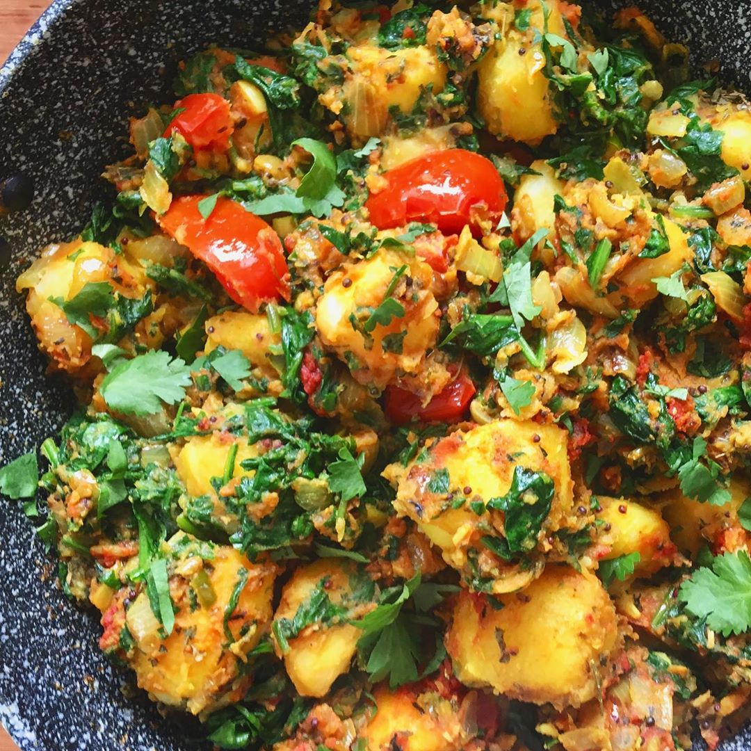 Saag Aloo