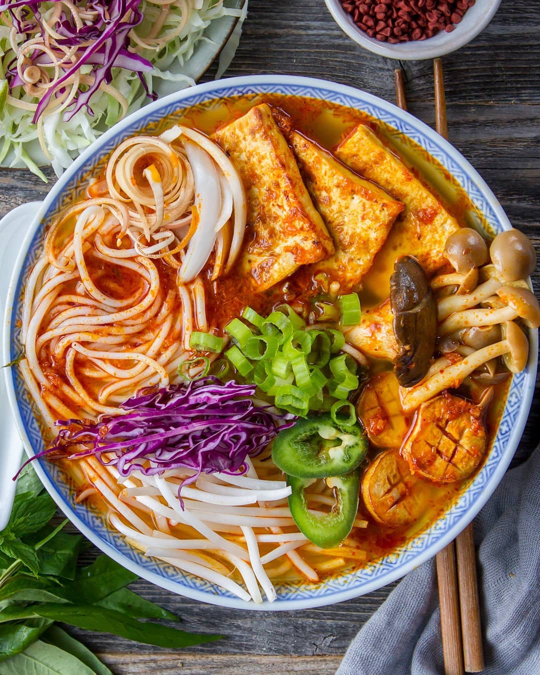 Spicy Vegan Bún Bò Huế