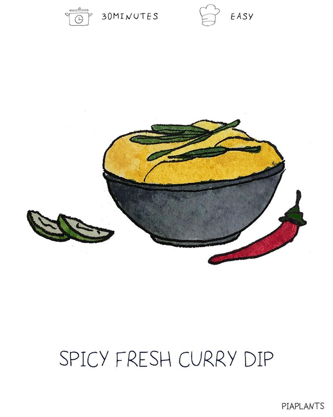 Spicy Fresh Curry Dip