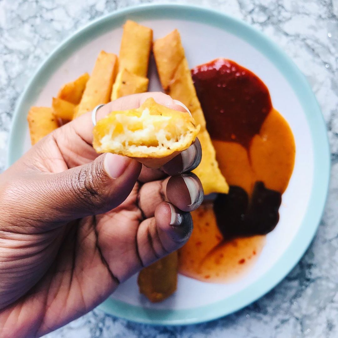 Fried Chickpea Tofu Sticks