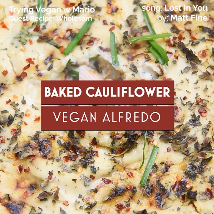 Baked Cauliflower Alfredo
