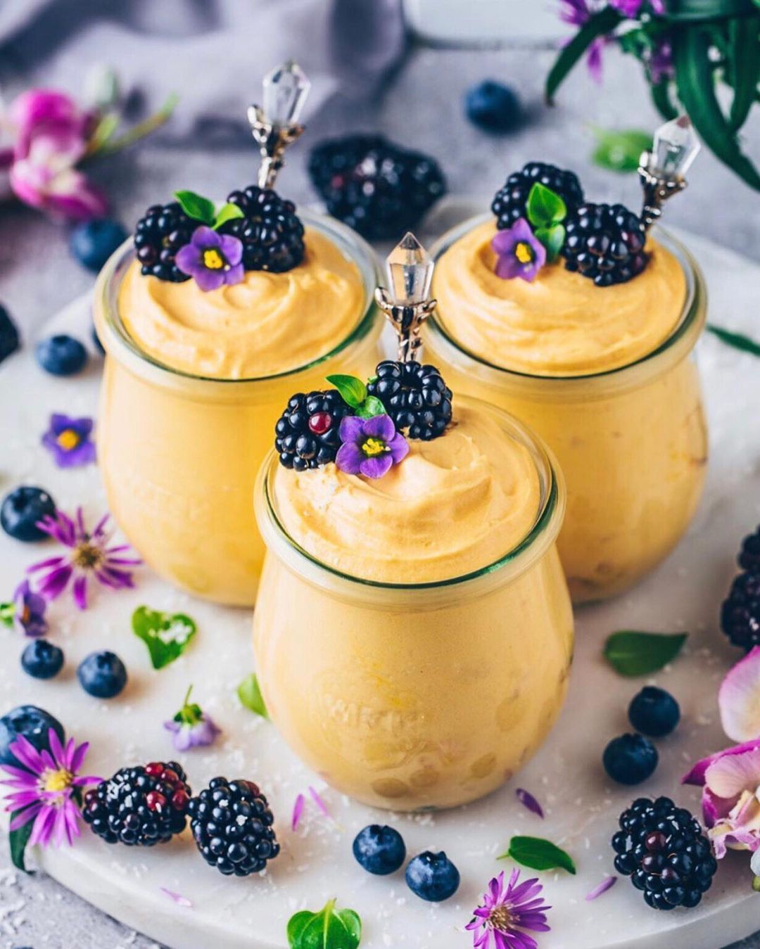 Simple Vegan Light & Fluffy Mango Mousse