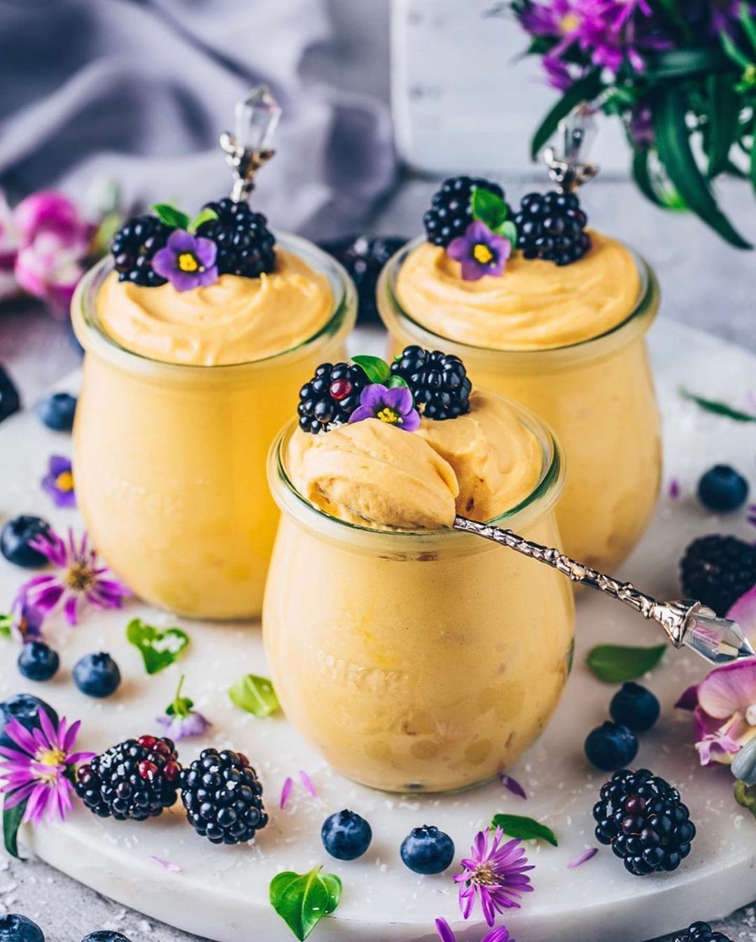 Simple Vegan Light & Fluffy Mango Mousse