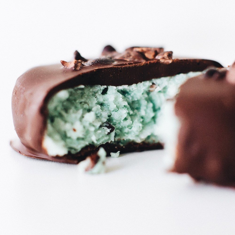 Mint Chip Ice Cream Meets Bounty Bar