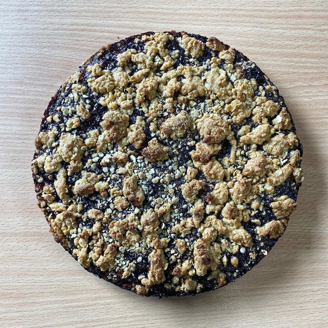 Blueberry Jam Flapjack