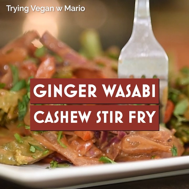 Ginger Cashew Wasabi Stir Fry