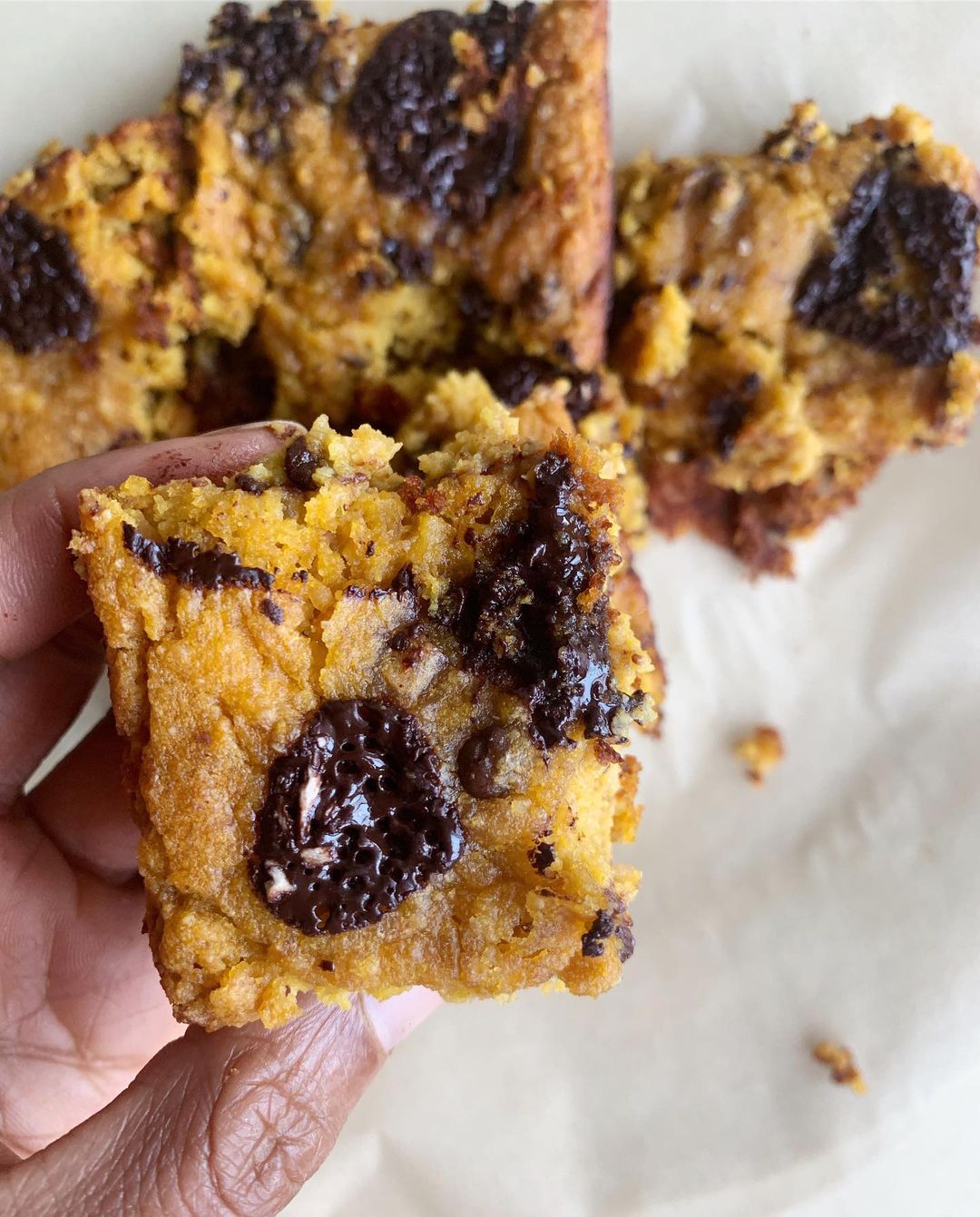 Pb Pumpkin Blondies