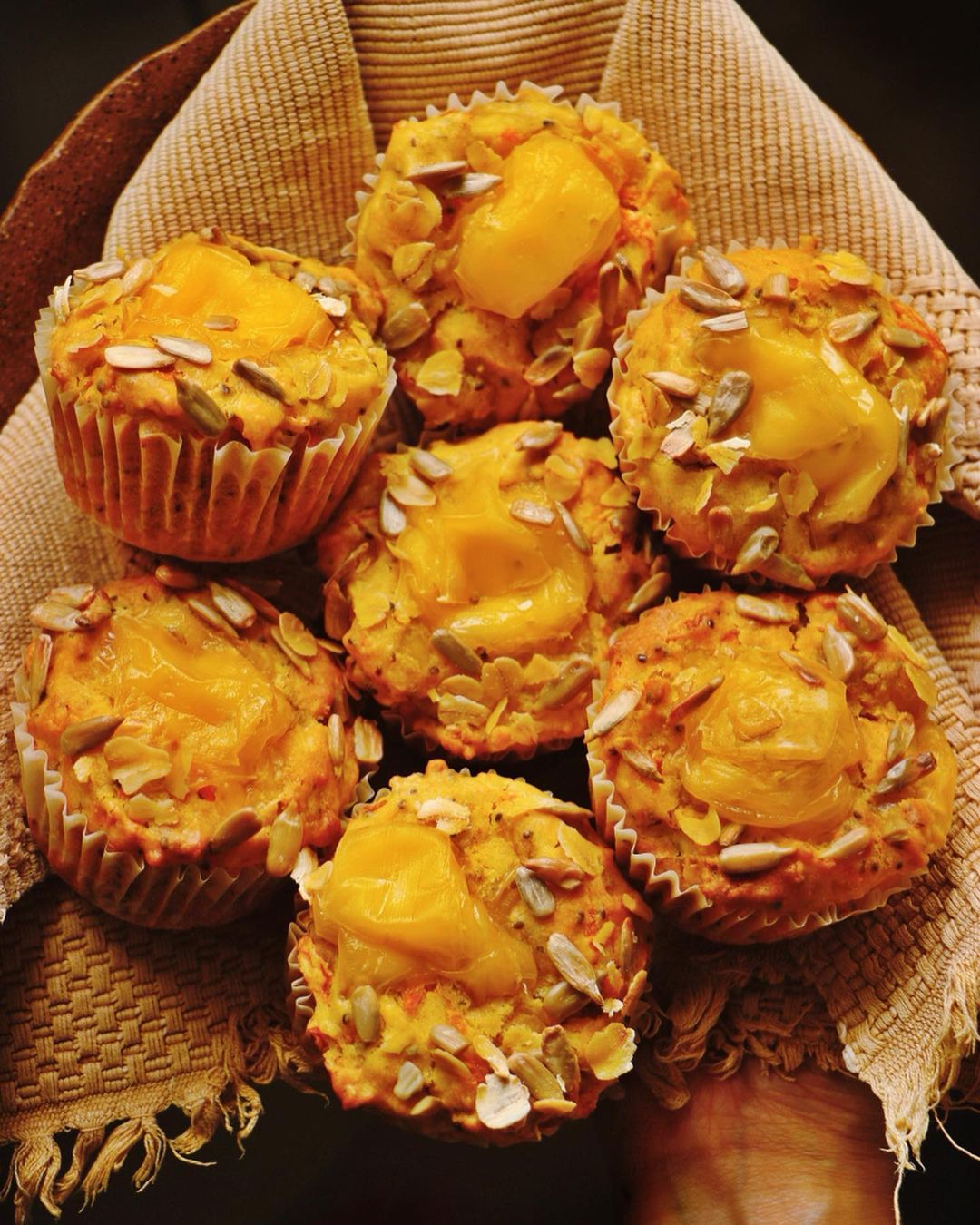 Vegan Savory Carrot and Cheese Muffins