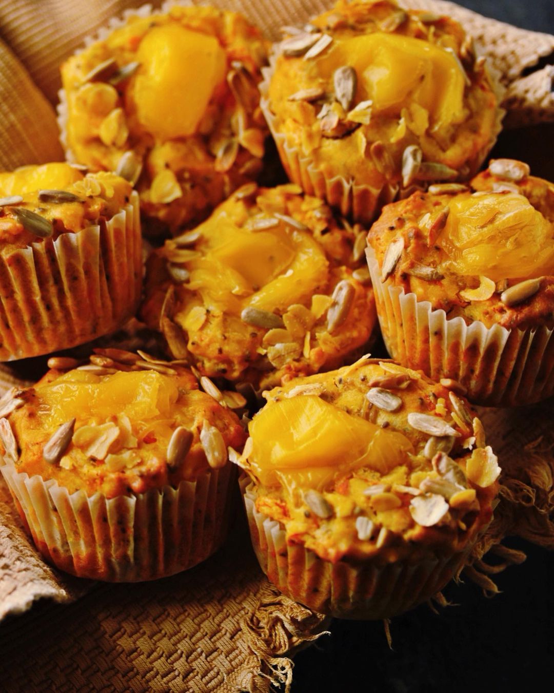 Vegan Savory Carrot and Cheese Muffins