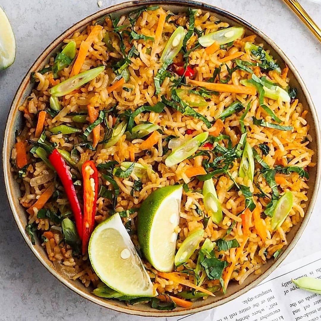 Vietnamese Mint Coconut Fried Rice