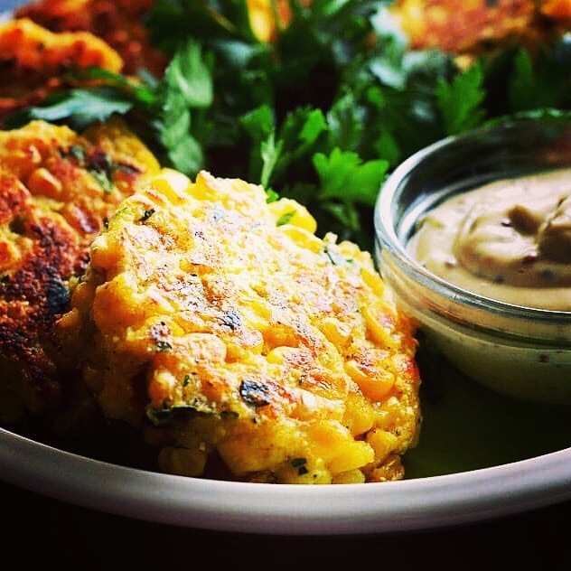 Vegan Corn Fritters