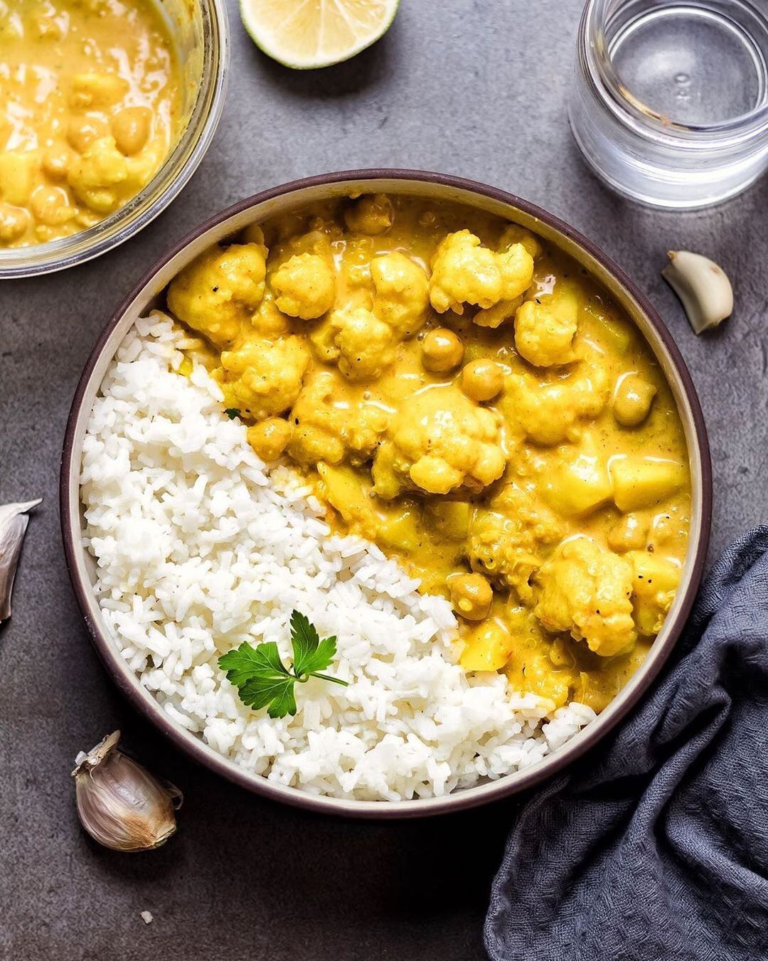 Cauliflower Chickpea Curry