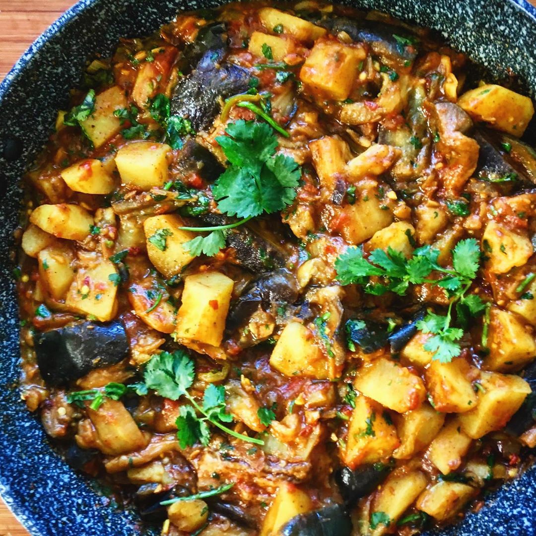 Potato & Aubergine Masala