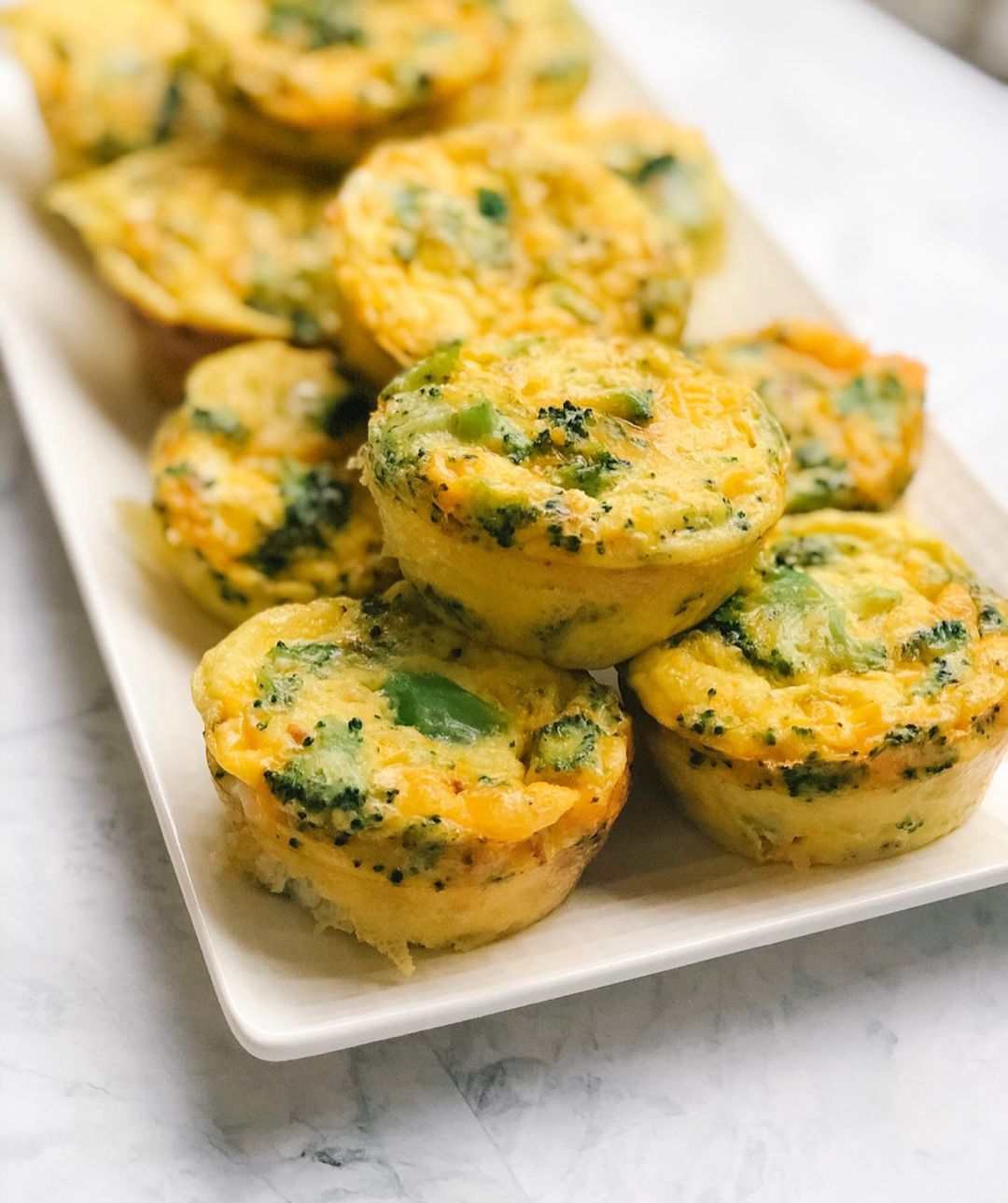 Broccoli & C H E D D a R ? Egg Bites, Making Mornings That Much Better