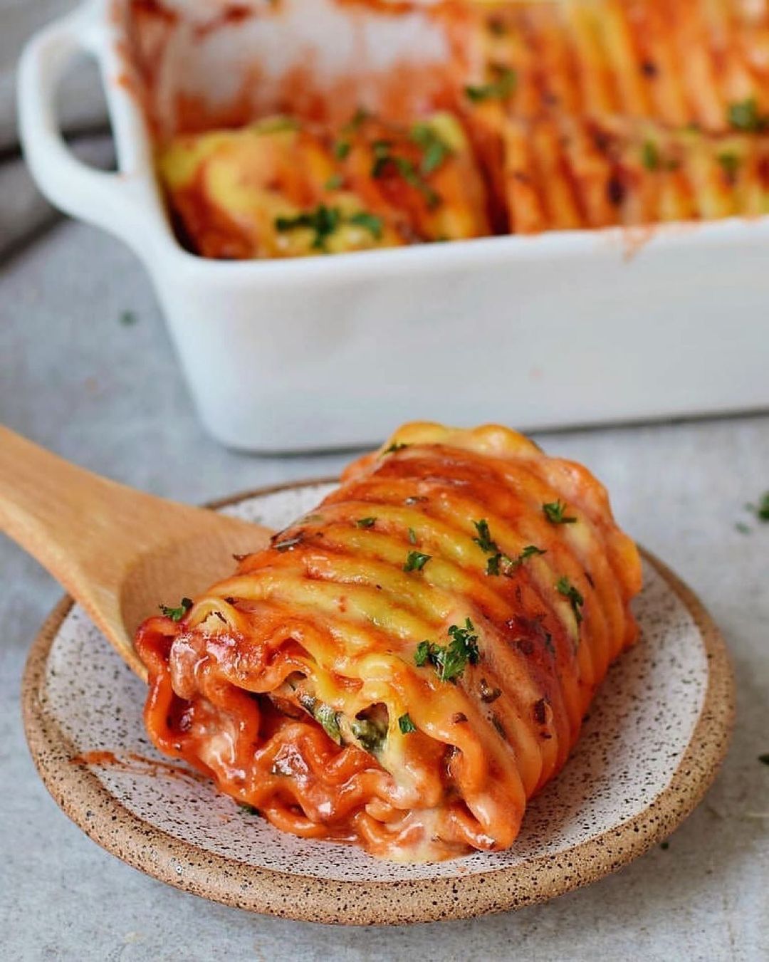 Vegan Lasagna Roll Ups