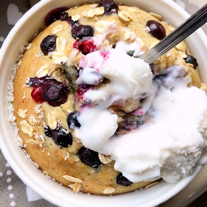 Blueberry Muffin Baked Oats