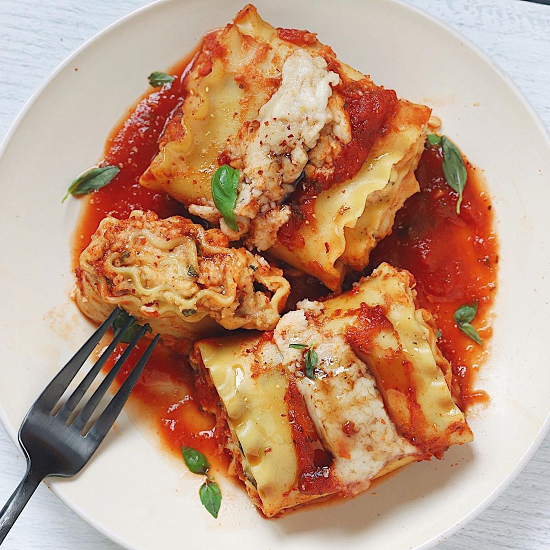 Caprese Lasagna Roll Ups