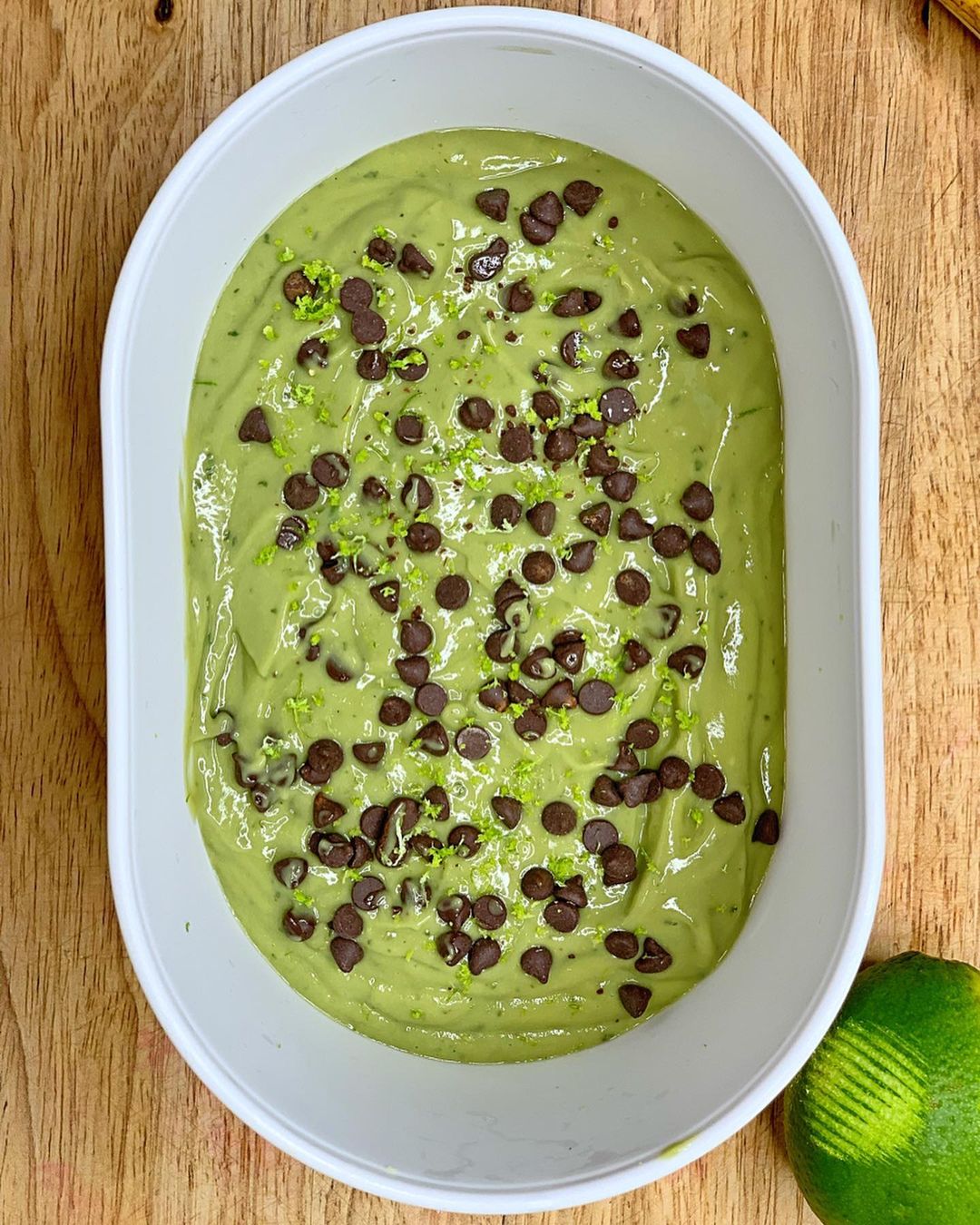 Avocado Minty Ice Cream