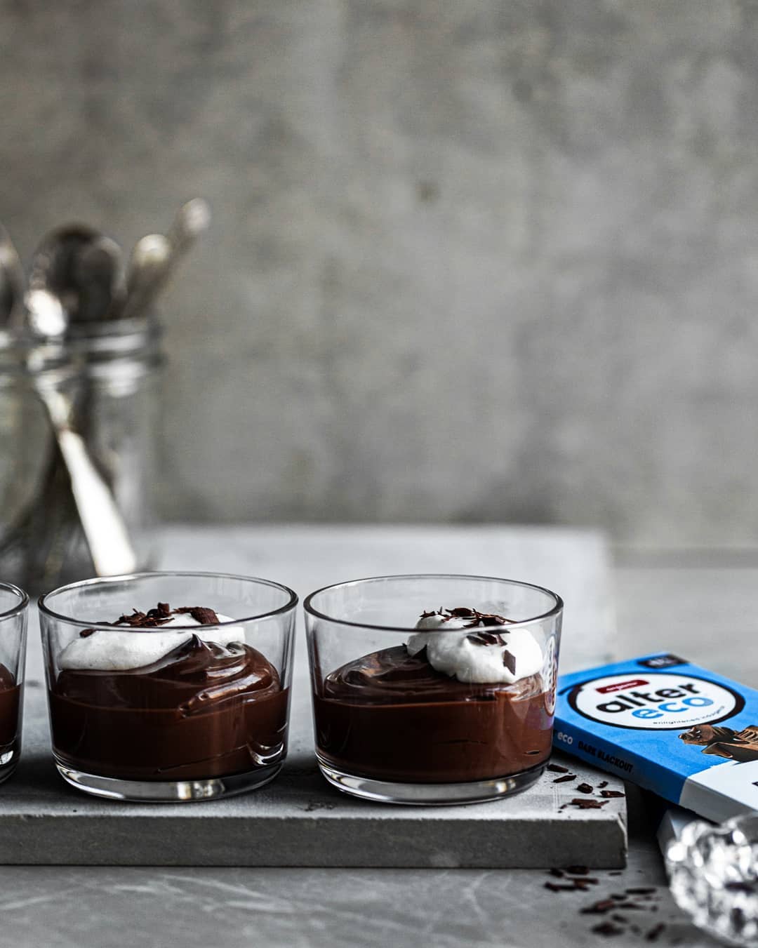 Vegan Dark Chocolate Pots De Crème