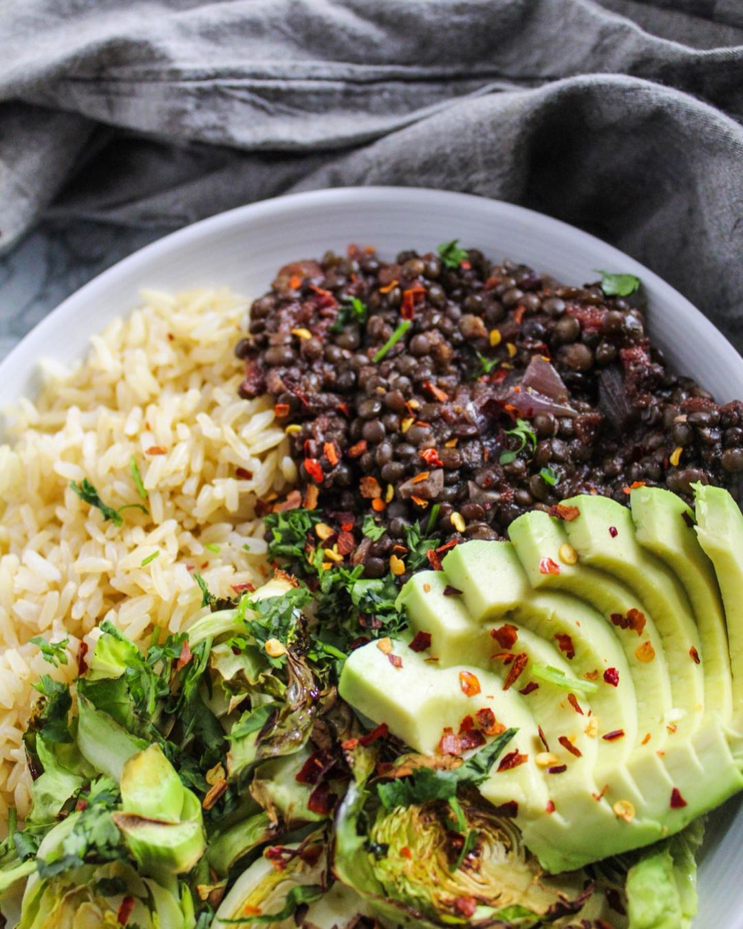 Jamaican Inspired Jerk Lentils