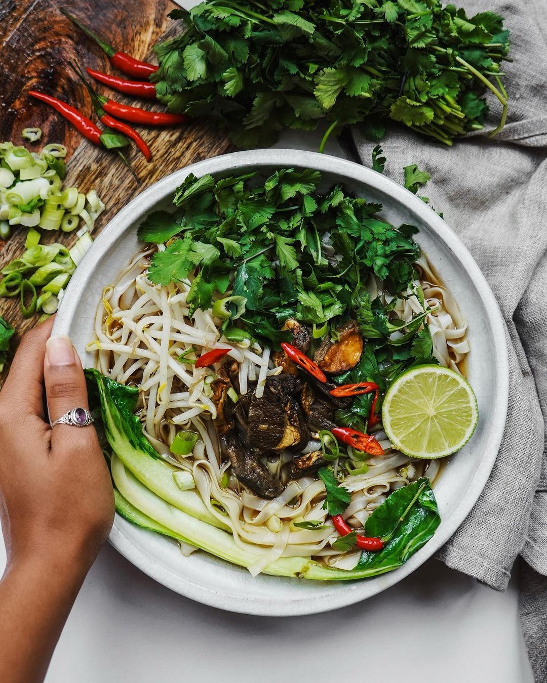 Vietnamese Pho Noodles