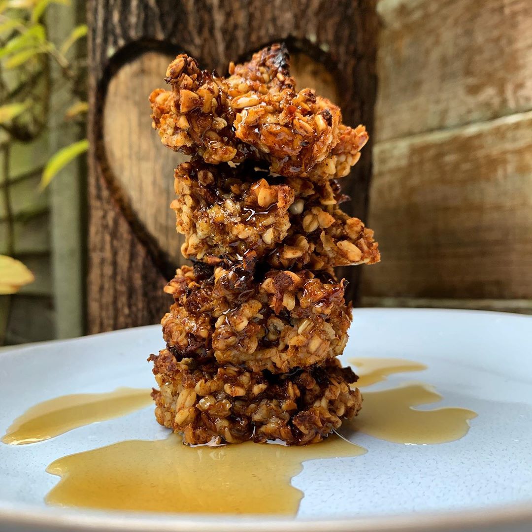 Sticky Maple Baked Oats