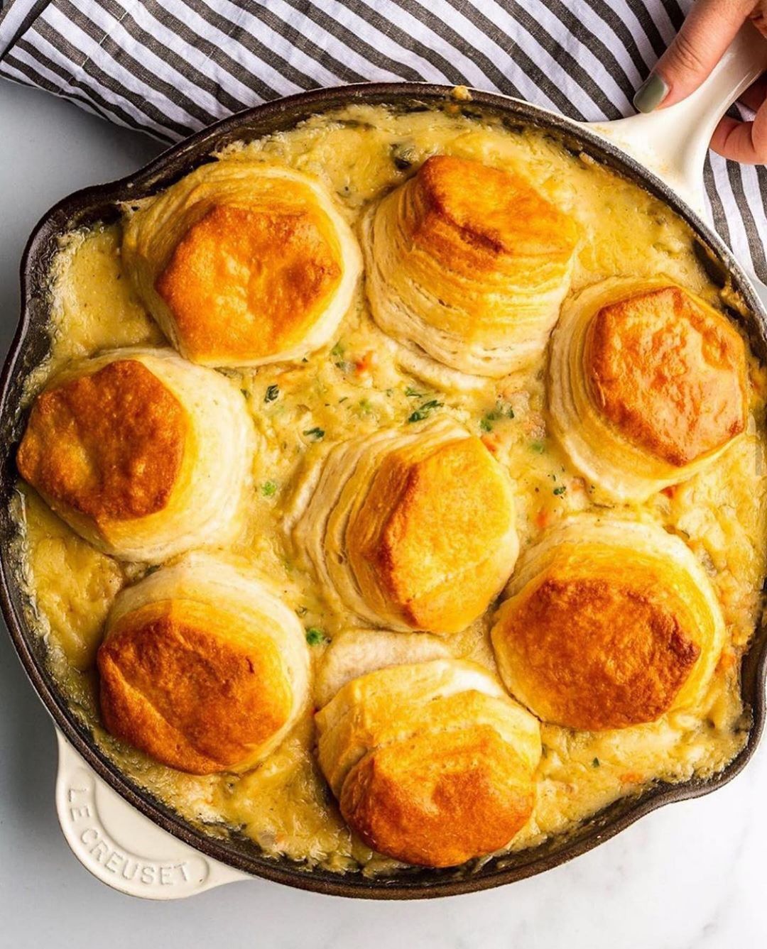 Vegan Biscuit Pot Pie