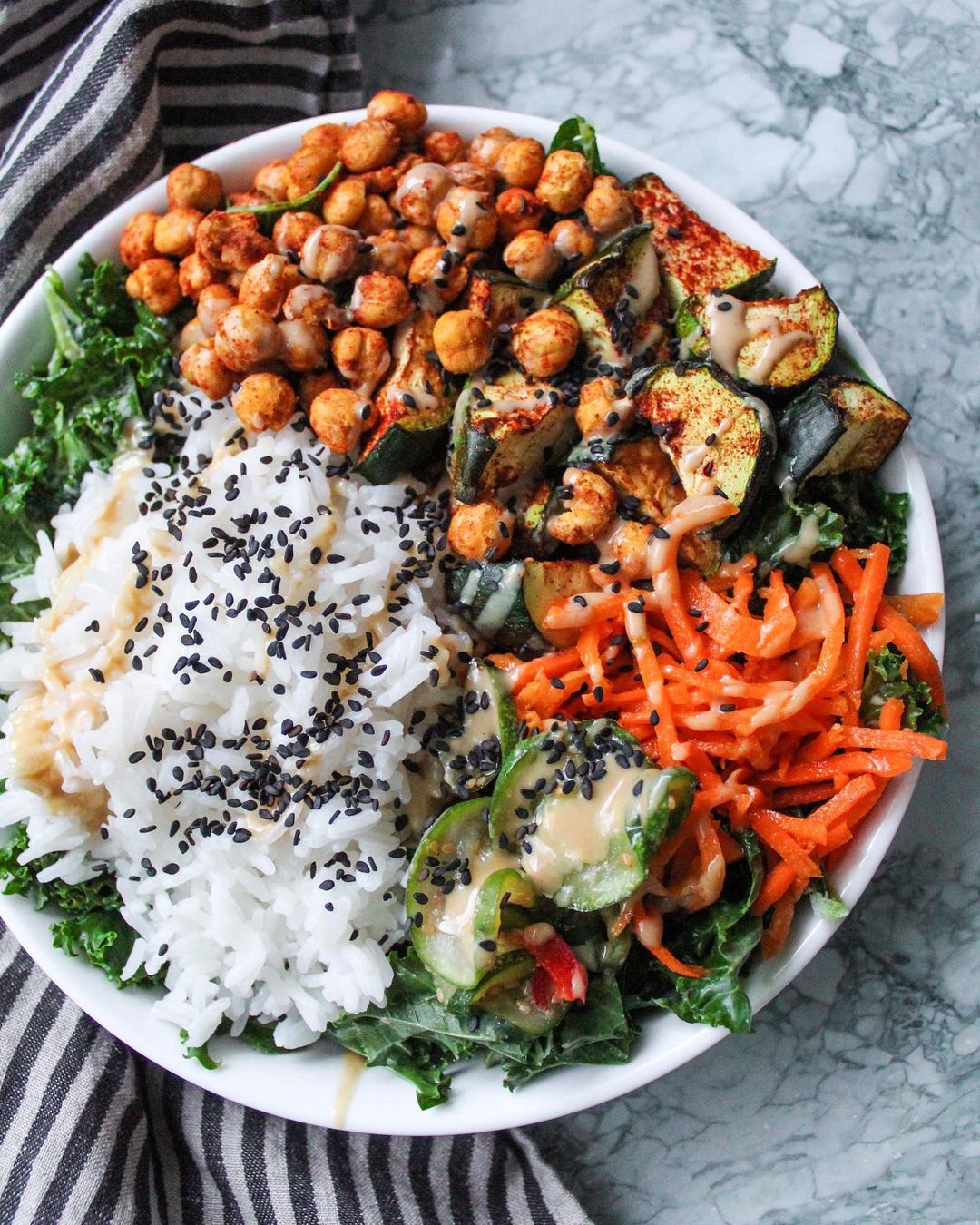 Adobo Roasted Chickpeas for Nourish Bowl