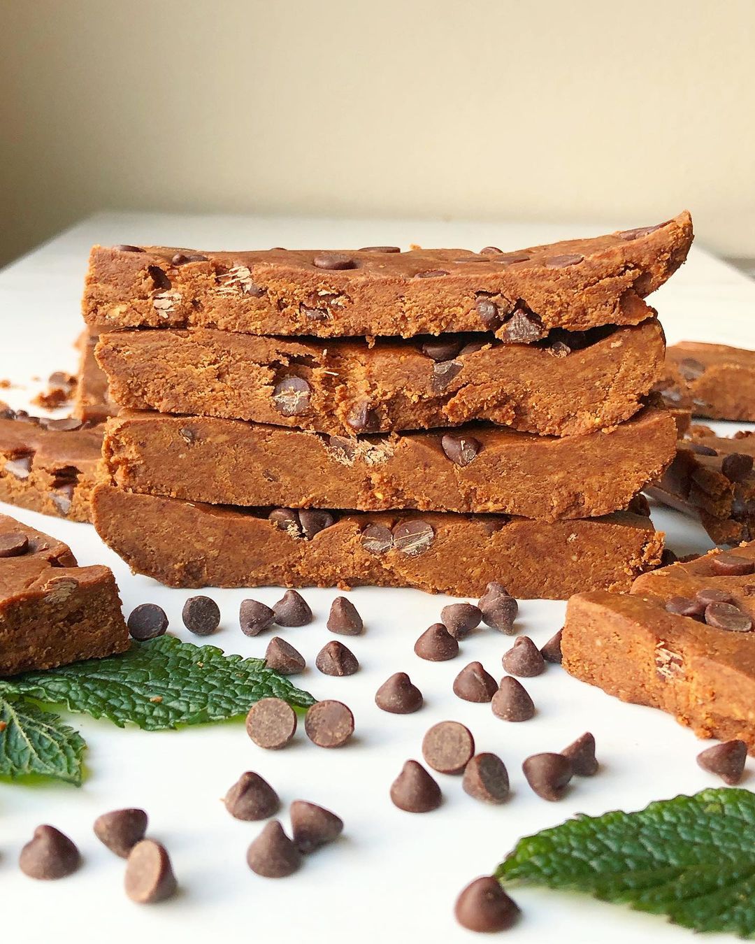 Mint Chocolate Protein Bars