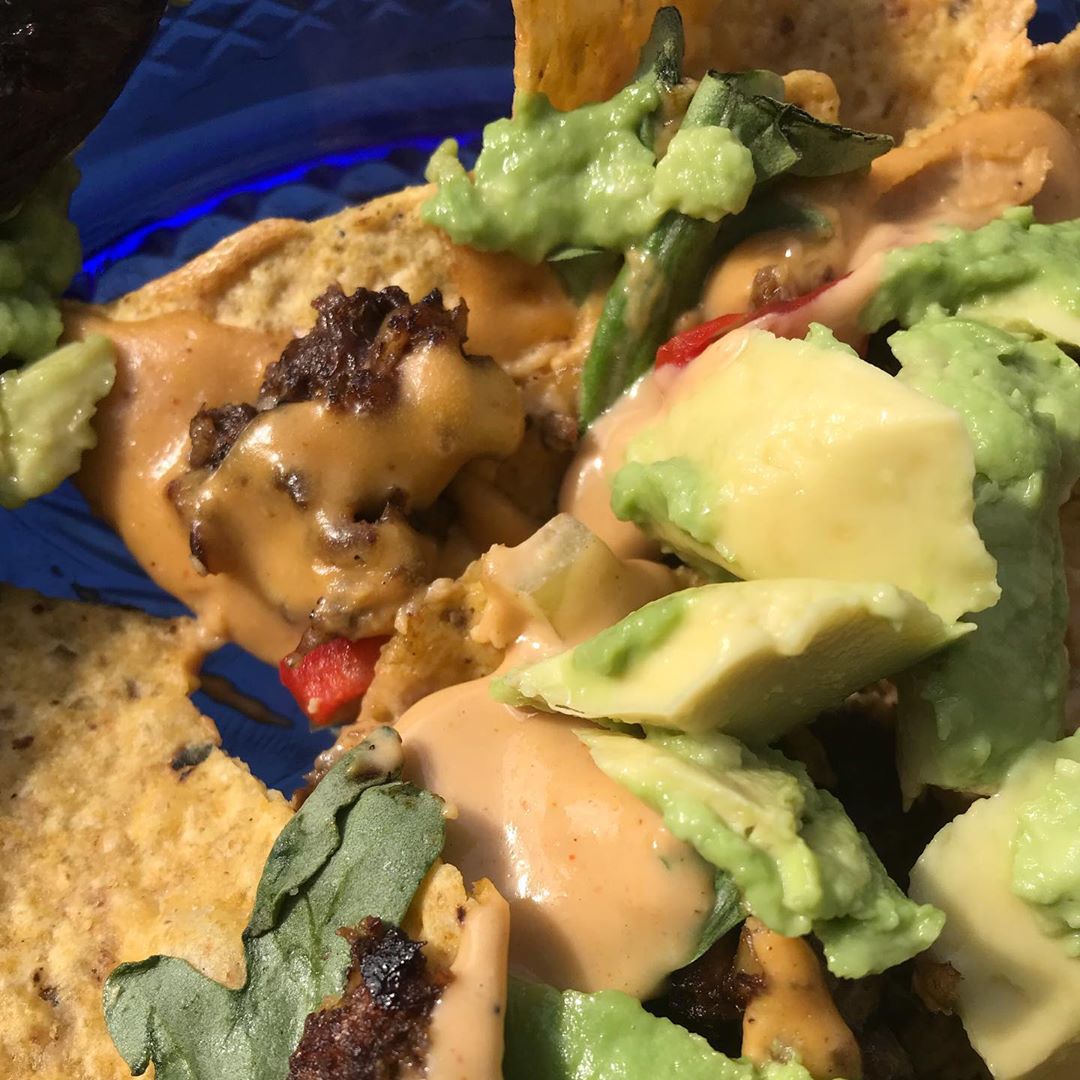 Plant Based Baked Nachos