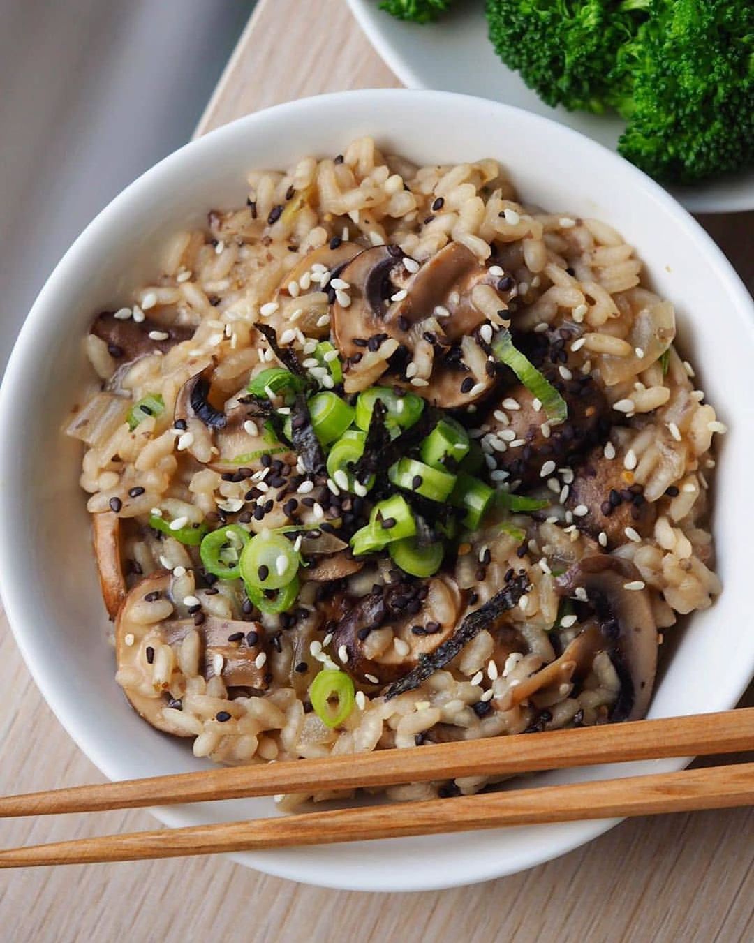 Mushroom and Miso Risotto